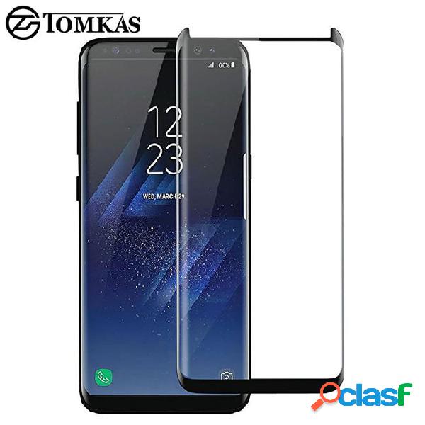 Tomkas screen protector for samsung galaxy s9 glass 3d