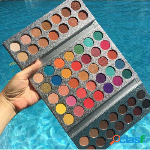Top quality ! beauty glazed 63 colors eyeshadow palette