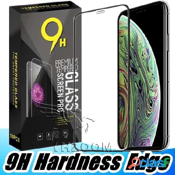Top quality iphone x xr xs max 6s 7 tempered glass film