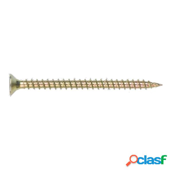 Tornillo madera index cabeza avellanada 3x25mm bicromatado