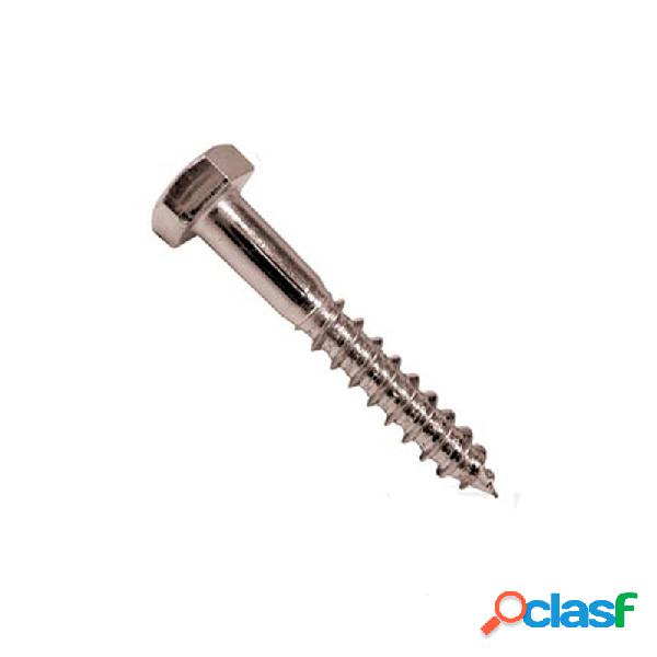 Tornillo rosca lima hispanox din 571 8x50 hexagonal cincado