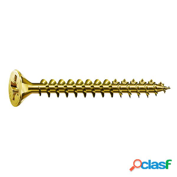 Tornillo spax 2,5x10 cabeza plana pozi bricomatado