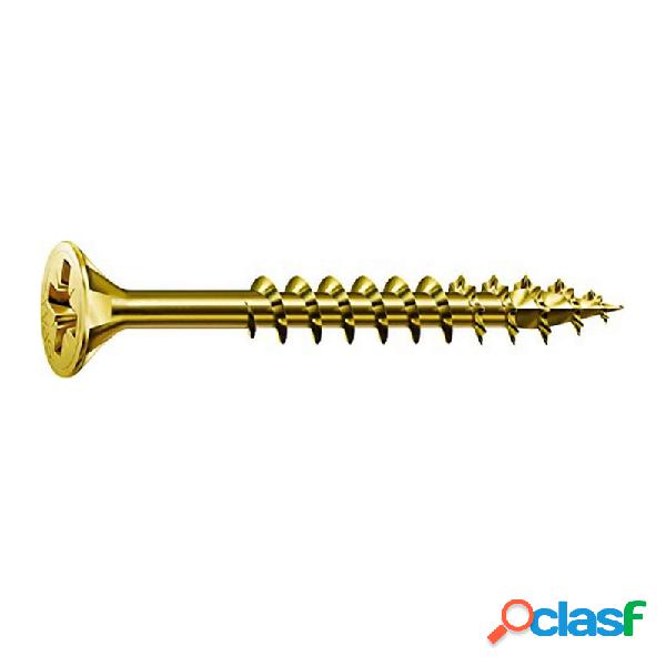 Tornillo spax 6x160 cabeza plana pozi bricomatado