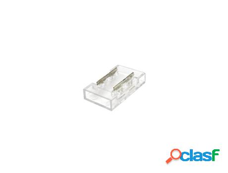 Unión Conector Transparente Para Tiras Led Cob + Smd - 8mm