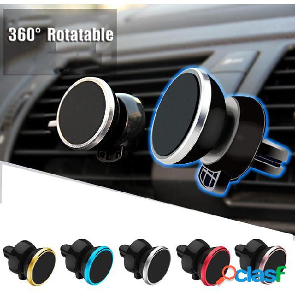 Universal air vent magnetic car mount holder aluminum edge