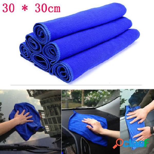 Unusual 2pcs blue soft absorbent wash cloth car auto care