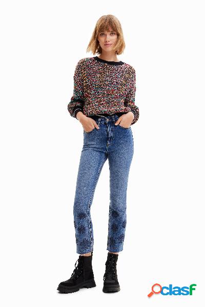 Vaquero Flare cropped - BLUE - 42