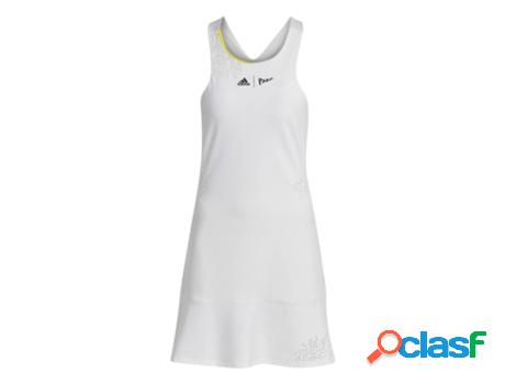 Vestido para Feminino ADIDAS (XL - Blanco)