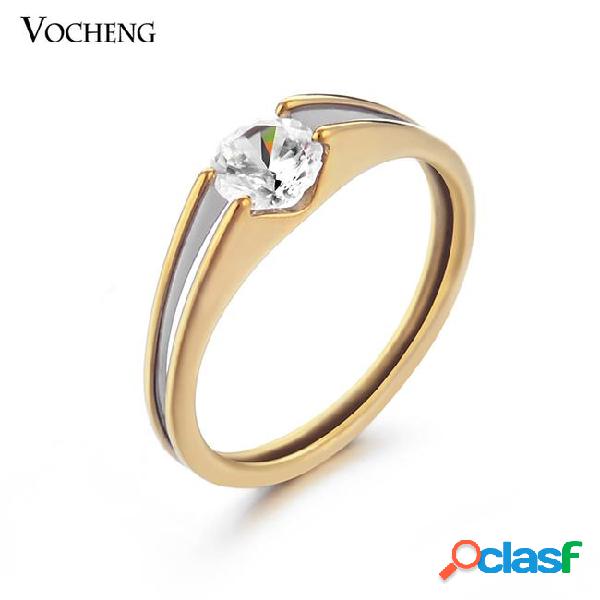 Vocheng mix sizes gold or silver plated simple design bridal