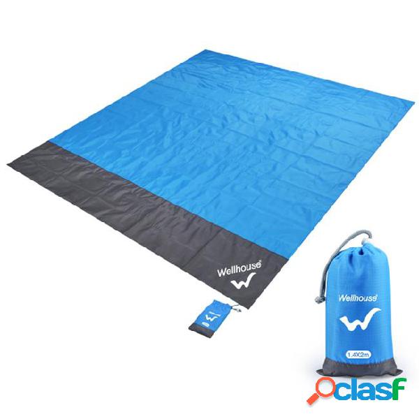 Waterproof beach blanket outdoor portable picnic mat camping