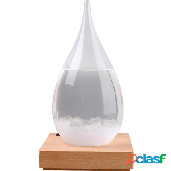 Weather forecast crystal tempo 17.5*8cm drops water shape