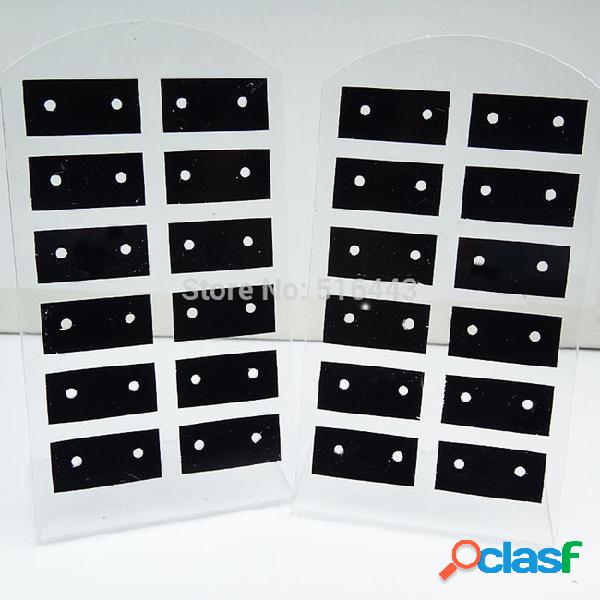 Wholesale-10pcs 12pairs jewelry earring displays stand stud