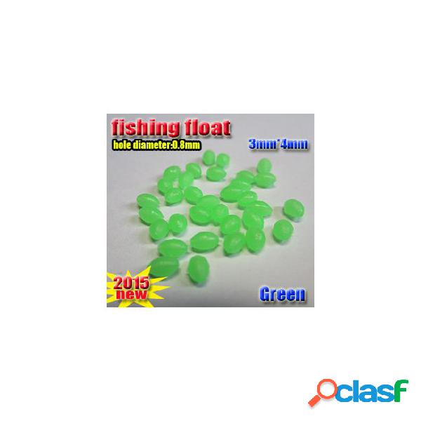 Wholesale- 2015new fishing float glow beads oval