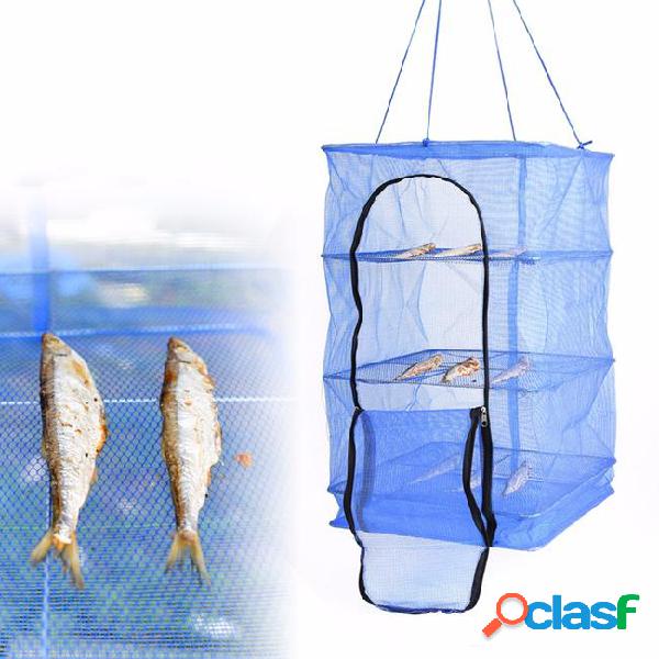 Wholesale- 3 layer universal fish net drying rack folding
