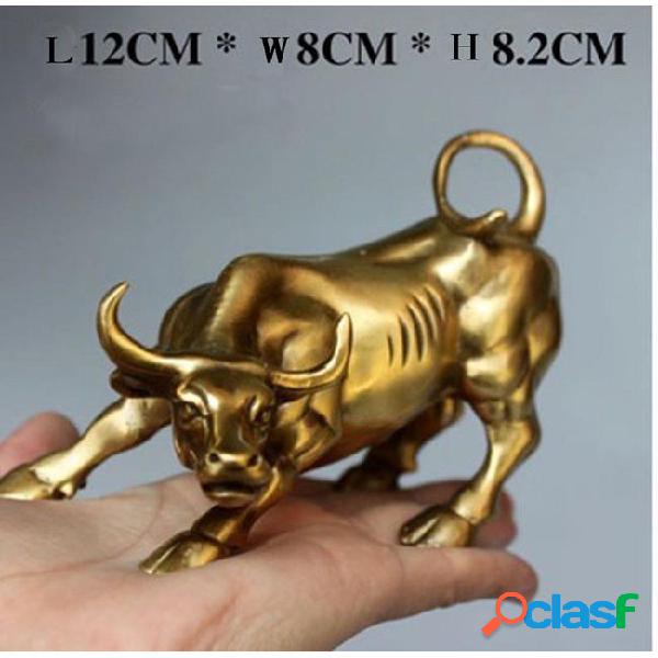 Wholesale cheap classic wall street bull statue of brass