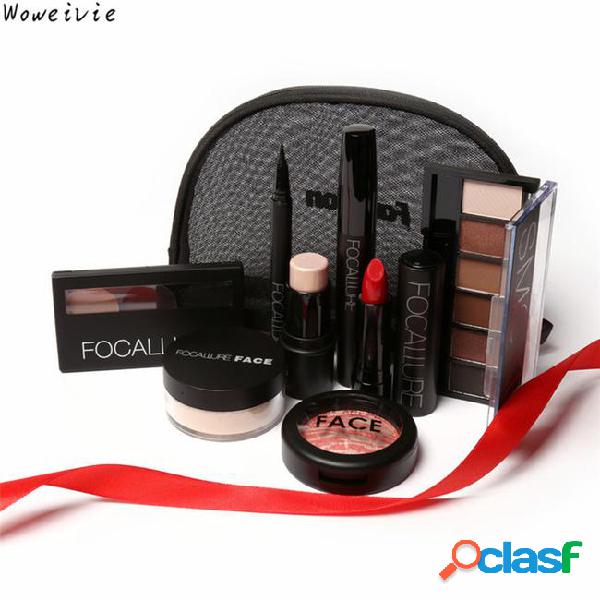 Wholesale- high quality focallure makeup toolkit 8pcs must