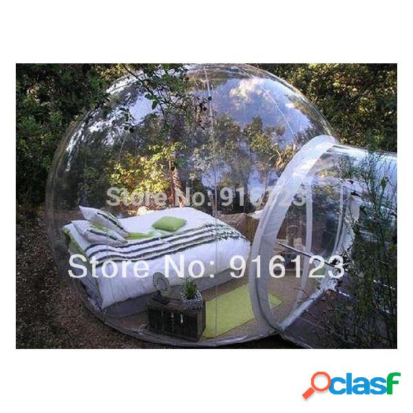 Wholesale-outdoor camping bubble tent,clear inflatable lawn