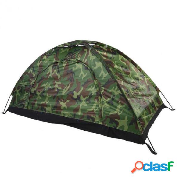 Wholesale- outdoor camping hiking one person tent camouflage