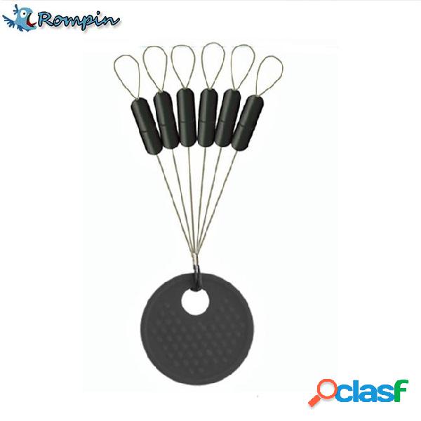 Wholesale- rompin 10pcs 6 in 1 size ss s m l black rubber