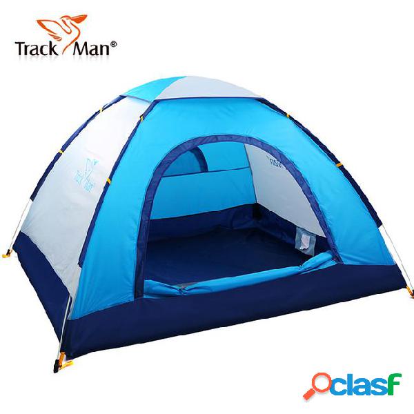 Wholesale-trackman 3-4 person double layers outdoor camping