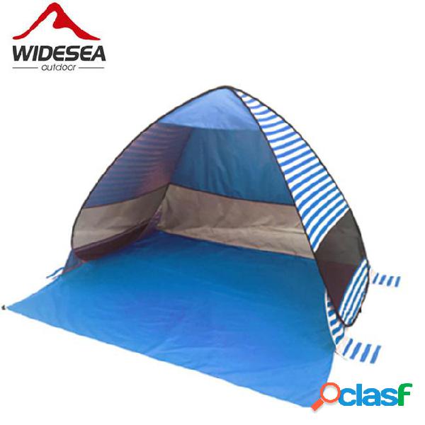 Widesea new pop up beach tent stripe beach sunshelter