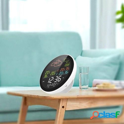 Wifi Smart Weather Station con temperatura de reloj de