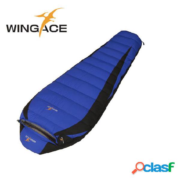 Wingace fill 1000g duck down ultralight sleeping bag 320t