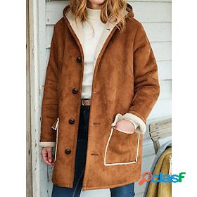 Women's Sherpa jacket Street Casual Daily Casual Daily Warm