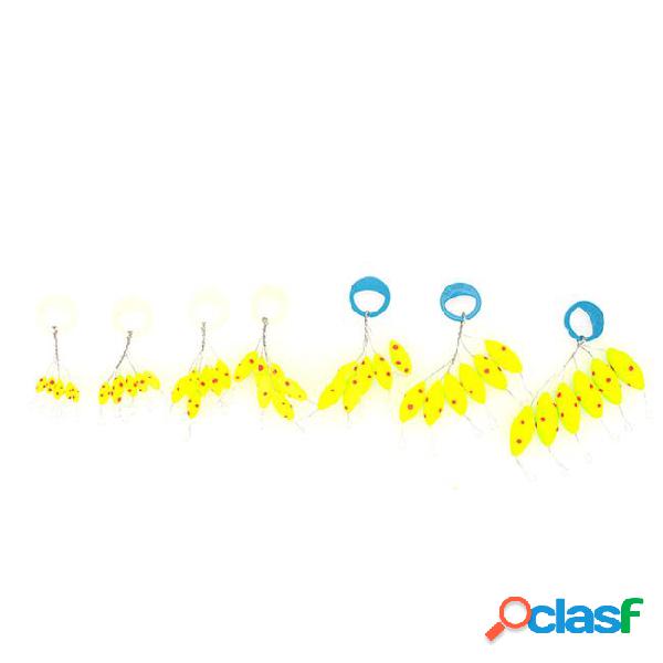 Yellow simulation bait fishing float outdoor sport durable