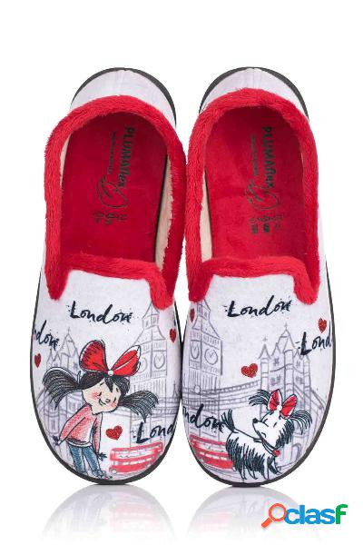 Zapatilla de casa 'London'