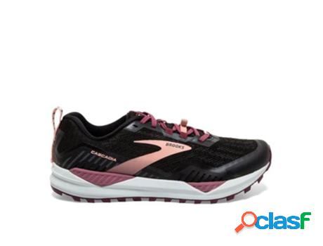 Zapatillas Deportivas BROOKS Cascadia 15 Mujer (Negro, Rosa,