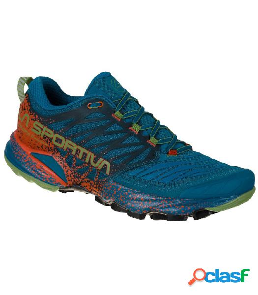 Zapatillas La Sportiva Akasha II Hombre Space Blue Kale 40.5