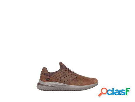 Zapatillas SKECHERS Piel y textil Hombre (43 - Marrón)