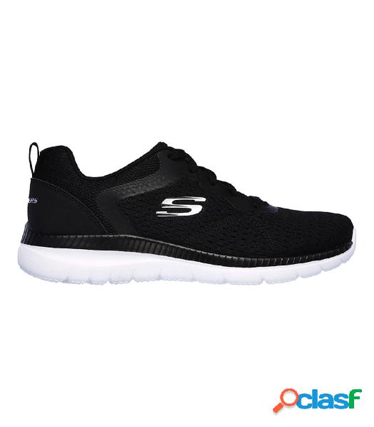 Zapatillas Skechers Bountiful Quick Path Mujer Black White