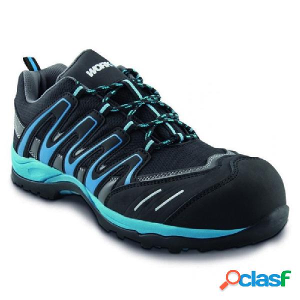 Zapato seguridad workfit trail s1p - src azul talla 45