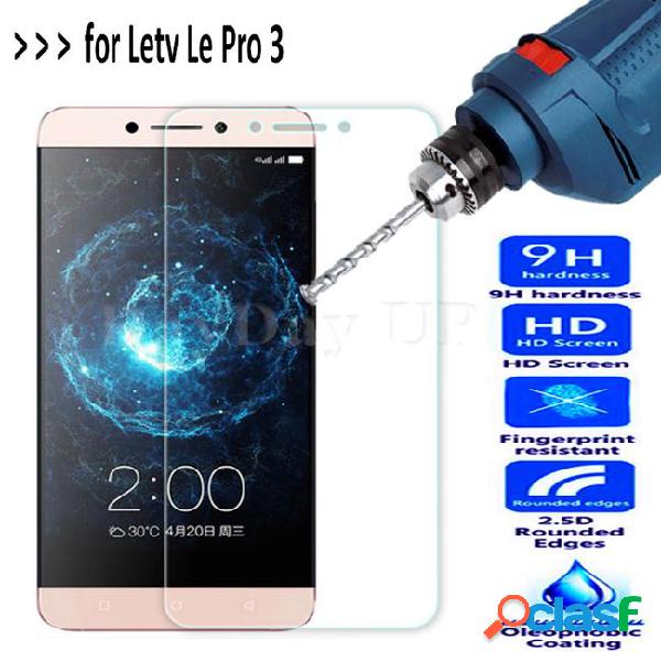 0.26mm 2.5d 9h tempered glass for letv le pro 3 x650 screen