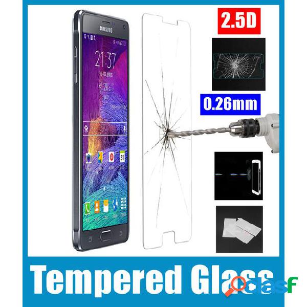 0.26mm front clear tempered glass film screen protector for