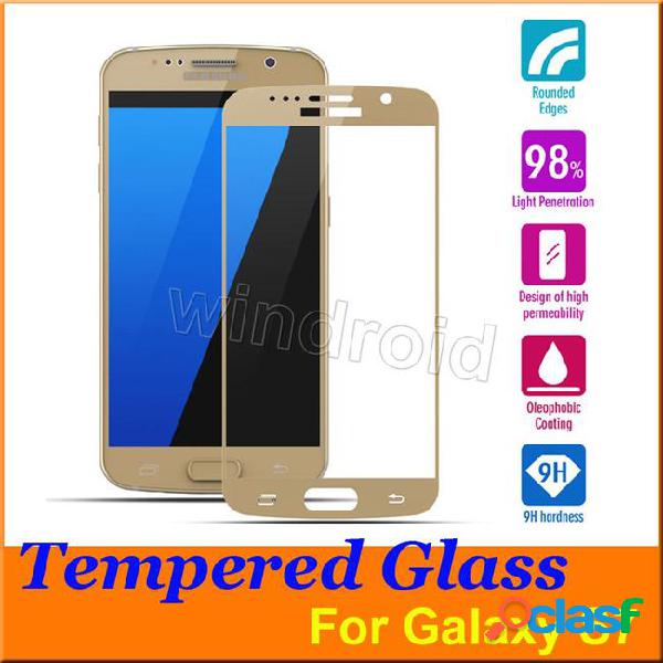 0.2mm galaxy s7 full screen protector tempered glass cover