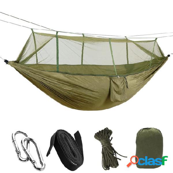1-2 person portable outdoor hammock camping hanging sleeping
