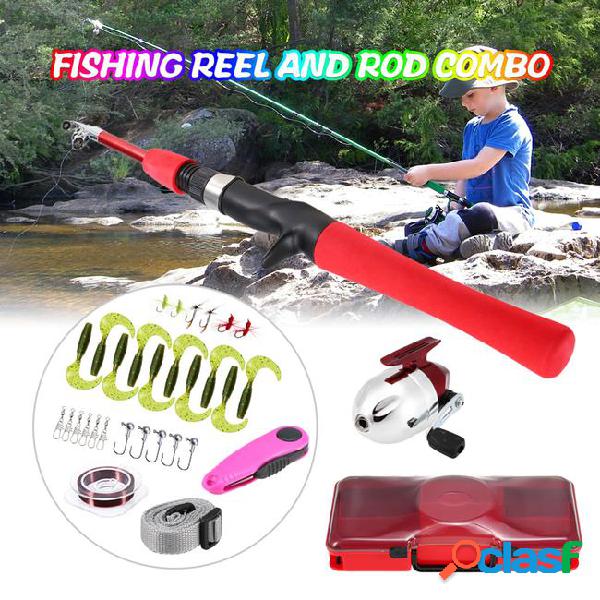 1.2m fishing rod and reel combo for kids spincast fishing