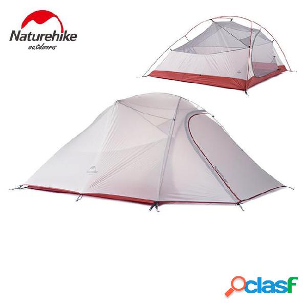 1.8kg naturehike tent 2 person 20d silicone fabric double
