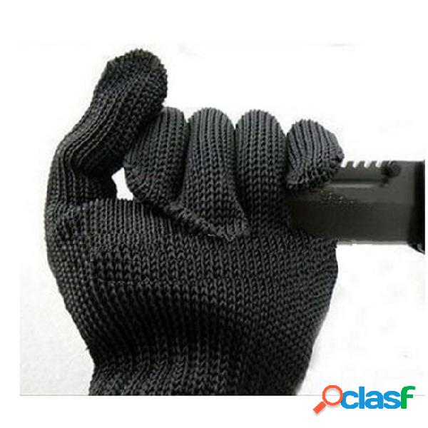 1 pair safety gloves protect stainless steel wire gloves