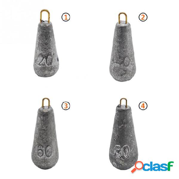 1 pc water drop shape weights lead fishing sinker best