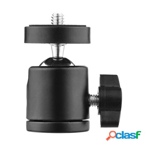 1 pieza Mini cabeza giratoria de trípode de cabeza de bola