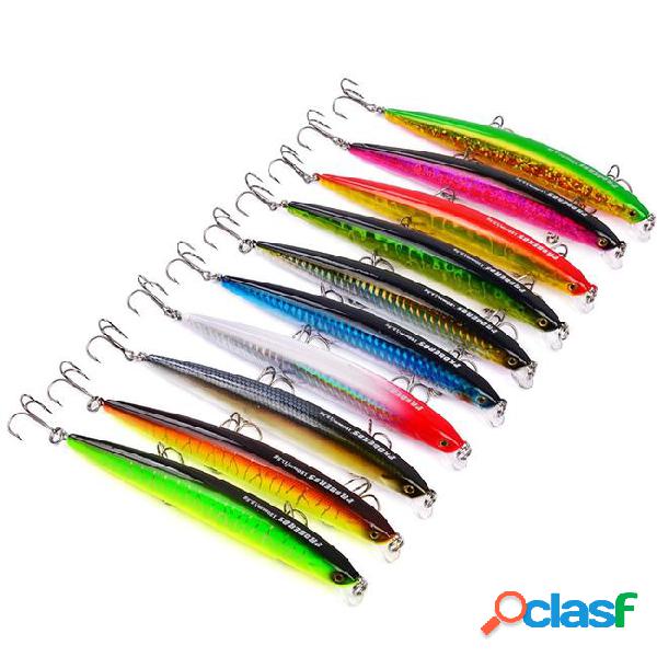 10-color 12.5cm 13.5g minnow plastic hard baits & lures