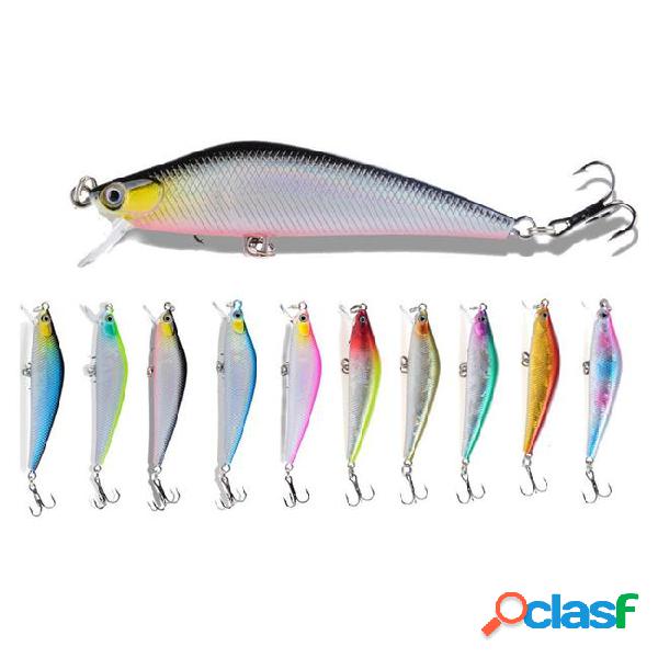 10-color 7.5cm 7g minnow plastic hard baits & lures fishing