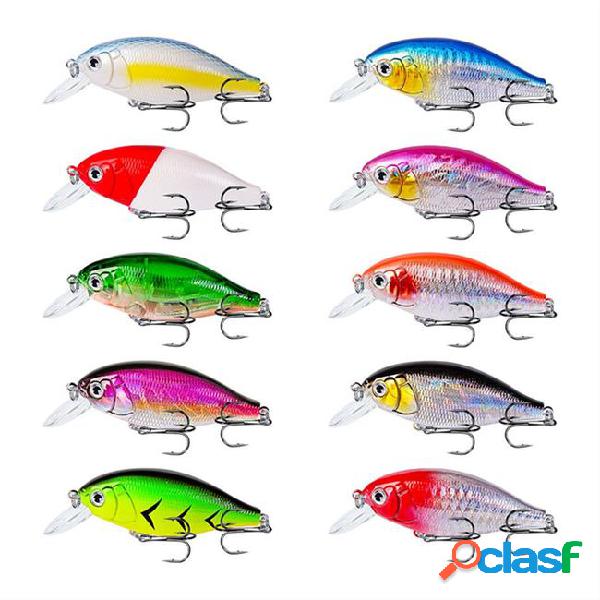 10-color 7cm 13.24g crank plastic hard baits & lures fishing