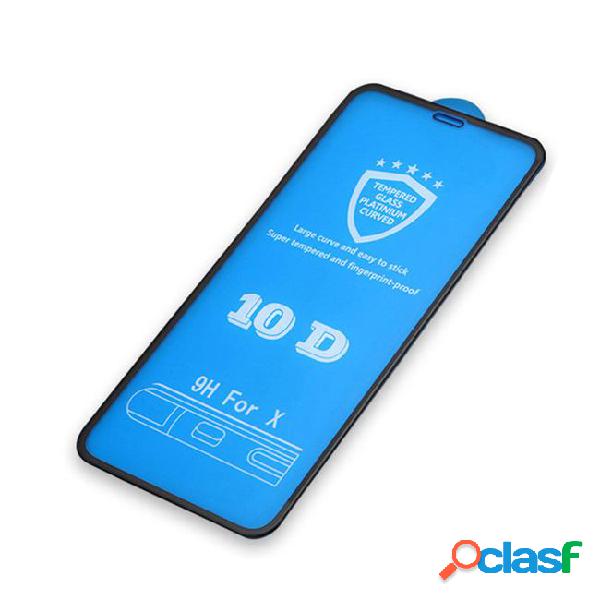 10 d tempered glass for iphone xs xr 8plus 9h toughened film