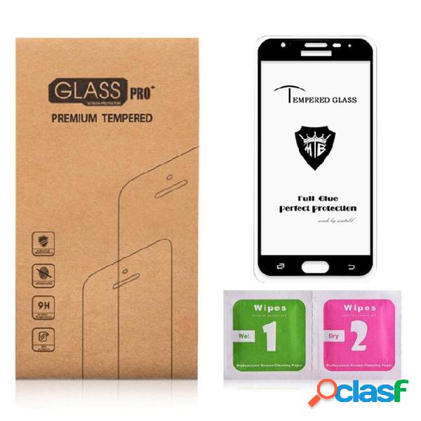 10 pcs new arrival full glue tempered glass for iphone x 8