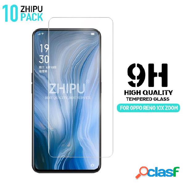 10 pcs tempered glass for oppo reno 10x zoom screen